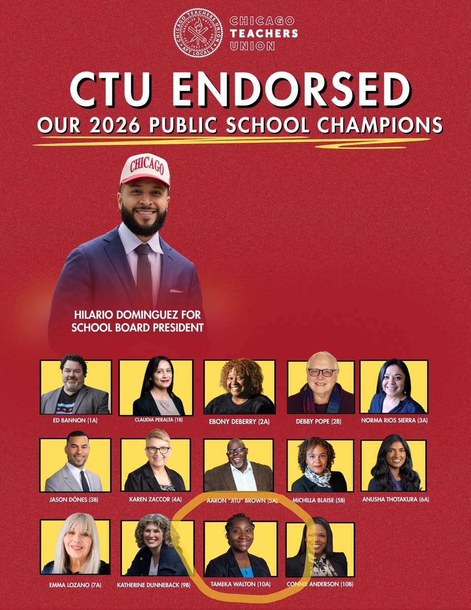 ​CTU is hitting the panic button. In their desperation to keep control over the Board of Education, Stacy and the CORE gang have endorsed a write-in candidate in the race for 10A. Yeah, you read this correctly: A write-in candidate. What a waste of CTU funds. 