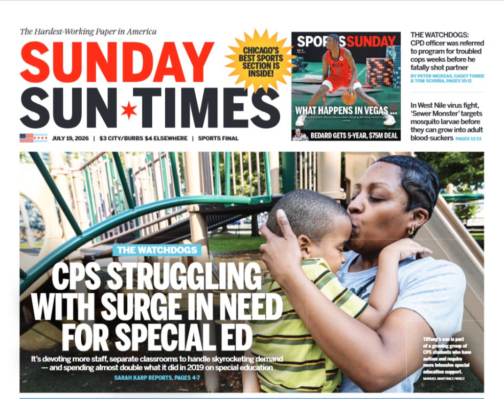 Leave it to @SSKedreporter to vomit up an article on the “need for Special Ed.” at CPS days after the Board of Education announces teacher layoffs. Karp is Stacy Davis Gates’ fixer in Chicago media.